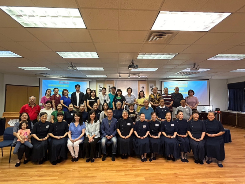 阮昭雄訪視慈濟拉斯維加斯聯絡處 關心僑情
