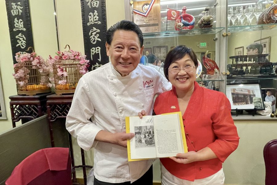 徐佳青訪朱鎮中 盛讚父子兩代為臺灣之光