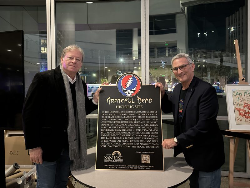 聖荷西立牌紀念 「Grateful Dead」成立60周年