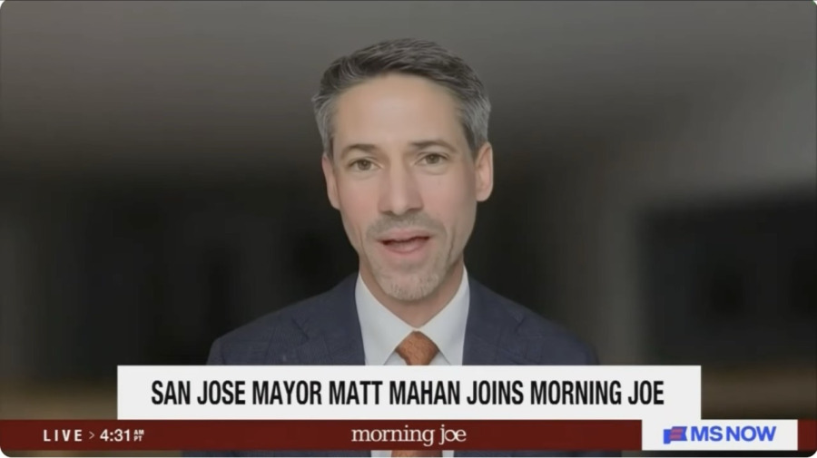 馬漢受訪《Morning Joe》闡述競選主張 聚焦治安與住房議題