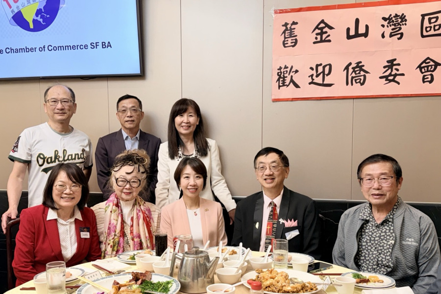 舊金山灣區臺灣商會改選 李姸慧盼青年接棒挺臺灣