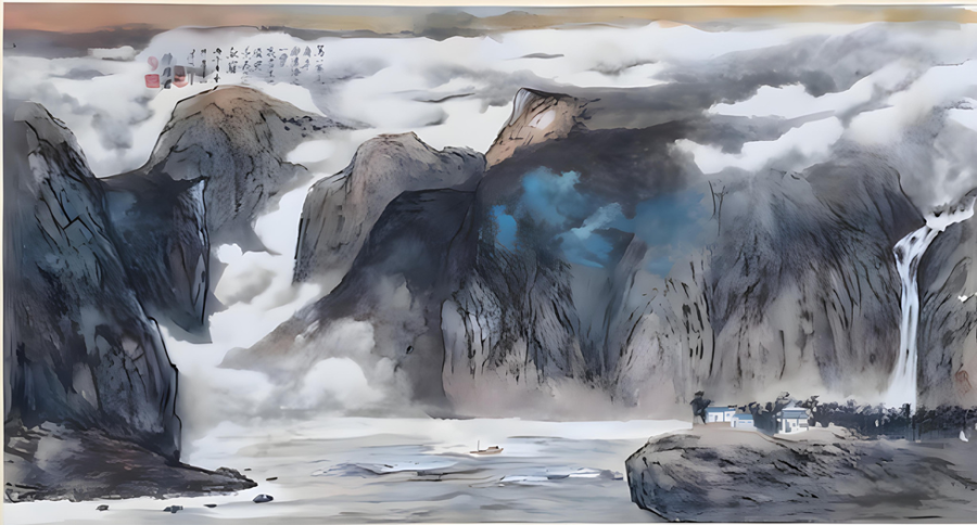 鍾維君水墨畫展10月巡迴舊金山、南灣