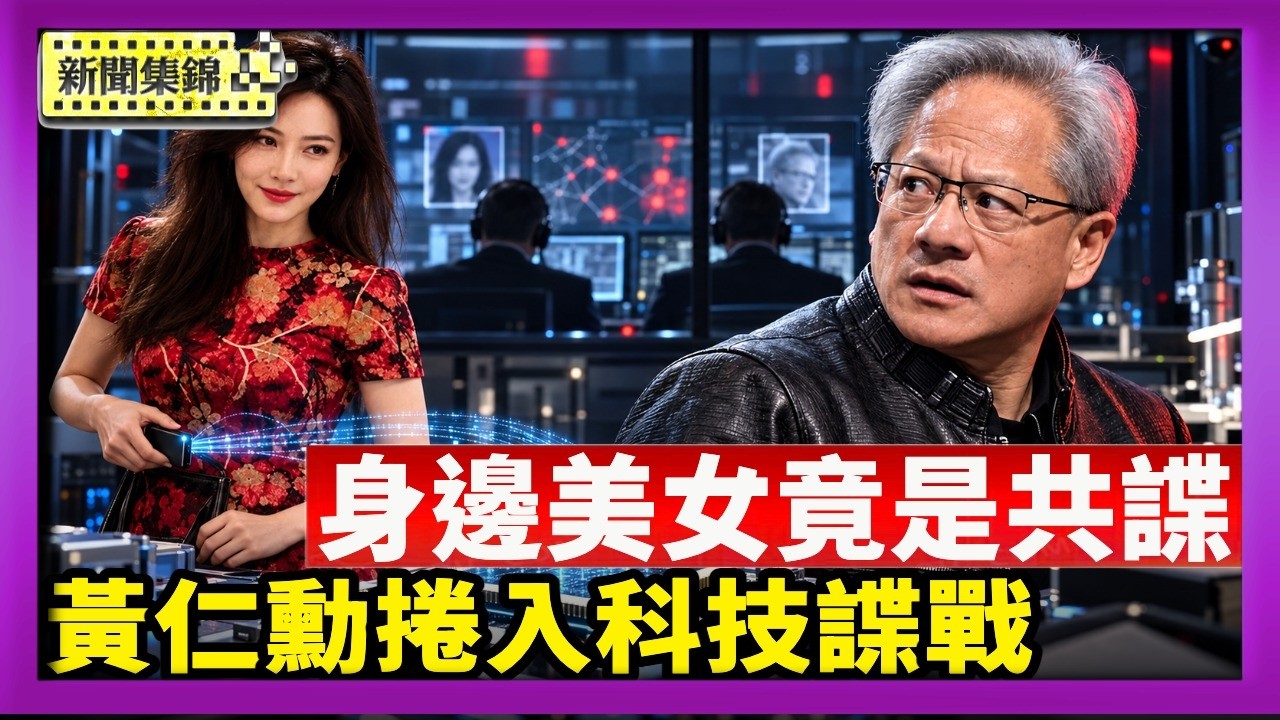 身邊美女竟是共諜 黃仁勳捲入科技諜戰風暴 美國早知情?【國際焦點集錦】2026-10-30